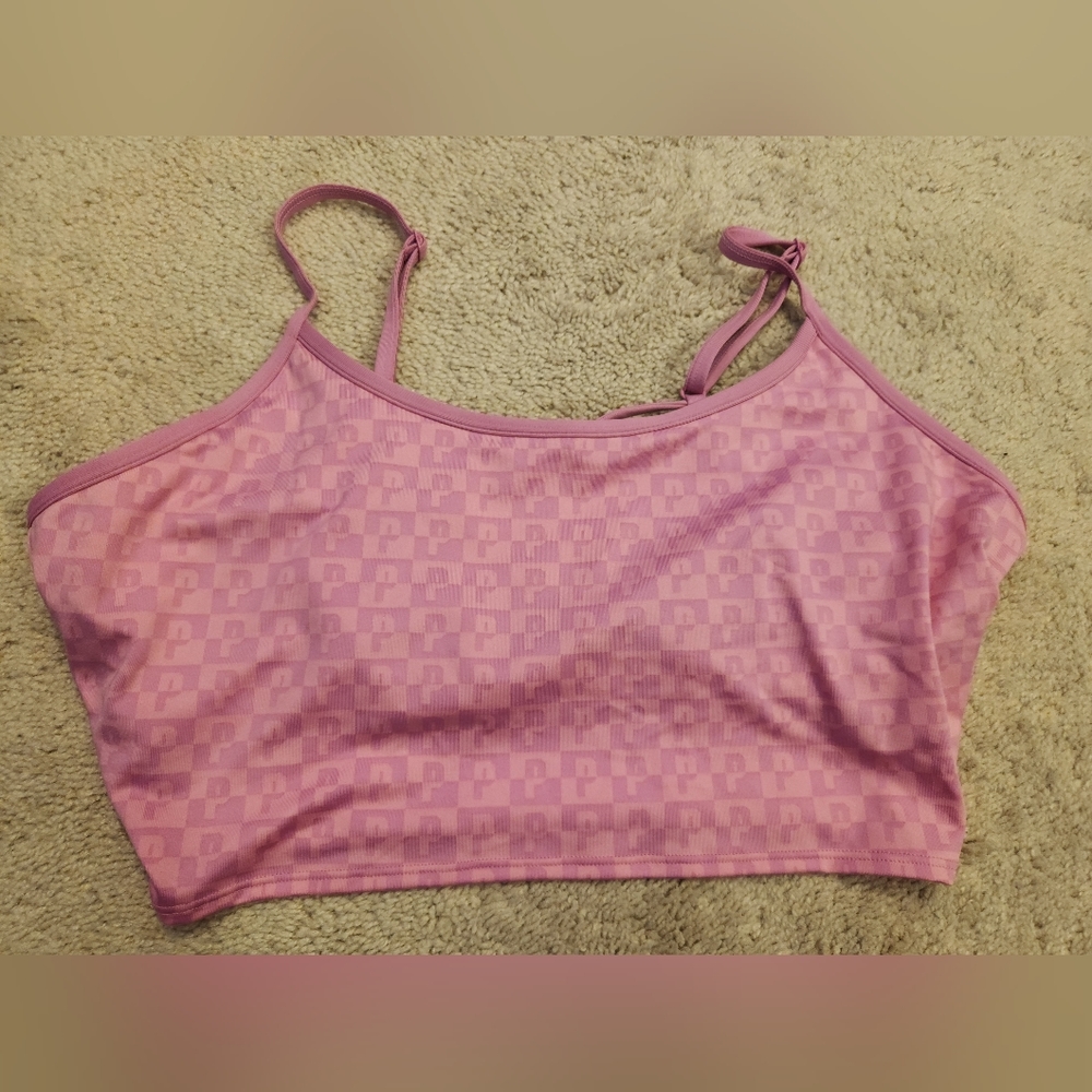 L-DD PINK Active pink sports bra